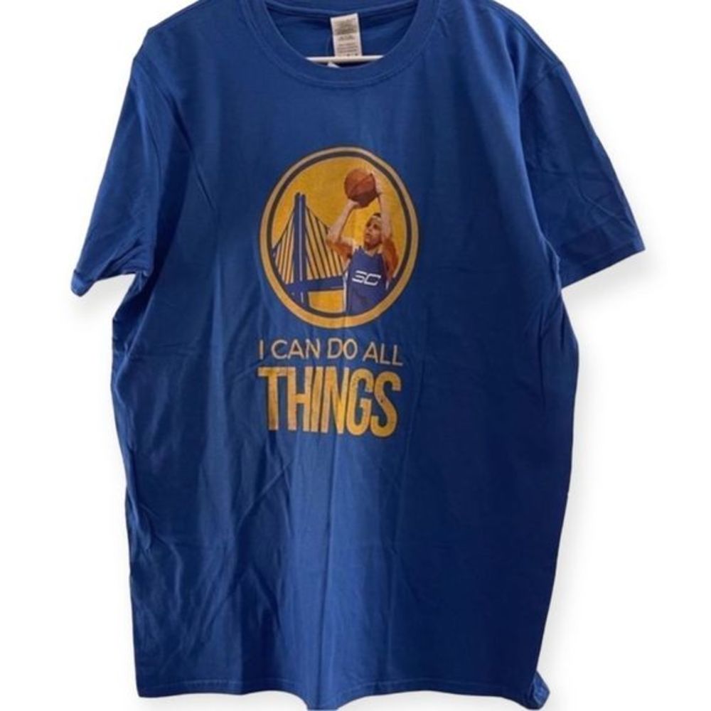 Gildan Mens Basketball I Can Do All Things T-shirt Size L